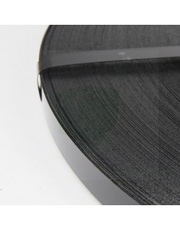 Staalband enkelvoudig 13mm - 05mm zwart gelakt