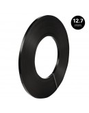 Verpackungsstahlband Scheibenwicklung 12,7/0,5mm schwarzlackiert Umreifungenband