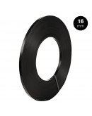 Staalband Enkelvoudig 16/0,5mm Zwart Gelakt Omsnoeringsband