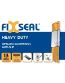 Verschlusshülsen FIXSEAL Schwerlast 13mm Metall geriffelt 1000Stk. Umreifungenband