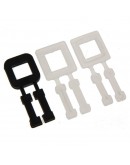 FIXCLIP plastic buckles transparent 13mm, 1000pcs Strapping