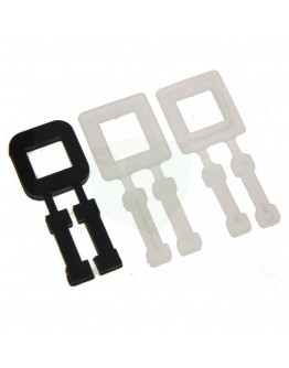 FIXCLIP plastic buckles transparent 13mm, 1000pcs