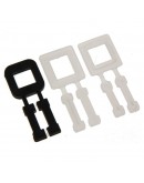 FIXCLIP Kunststoffschnallen 13mm transparent, 1000Stk Umreifungenband