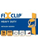 FIXCLIP Metal Buckles 16mm, 1000pcs Strapping