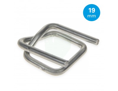 FIXCLIP Metal Buckles 19mm, 1000pcs Strapping