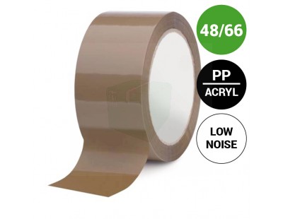 Klebeband PP Acrylat 48mm/66m Standard Plus Low-noise Klebeband