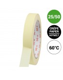 Masking tape 25mm/50m 60°C Tape