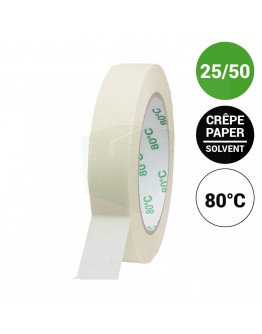 Masking tape Extra 25mm/50m 80°C