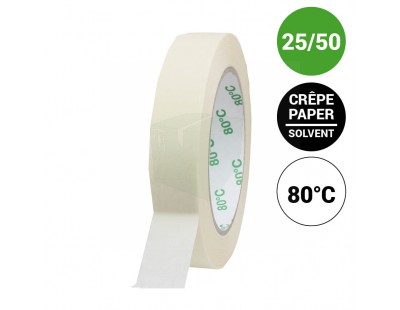 Masking tape Extra 25mm/50m 80°C Tape