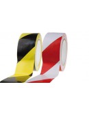 Vloermarkeringstape PVC 150my - rood/wit 50mm/33m Tape - Plakband