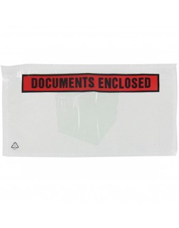 Documenthoezen "Documents enclosed" DL 1/3-A4 225x122mm 1.000 stuks