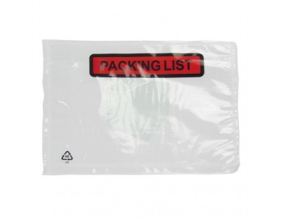 Lieferscheintaschen "Packing list" A5 225x165mm 1.000 Stk.