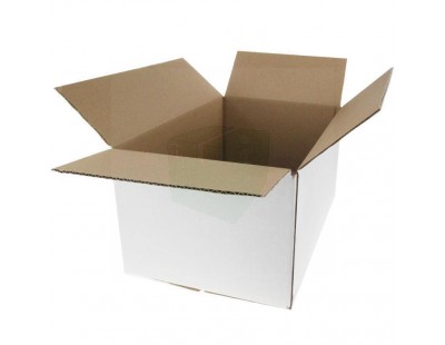 Cardboard box M1 Fefco-0201 white 290x190x150mm Cardboars, Boxes & Paper