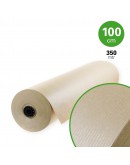 Natron kraftpapier rol 100cm x 350mtr. 70grs, bruin Dozen, Karton & Papier