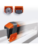 Afsnij unit 160 cm Rollenhalter mit Schneidsysteme