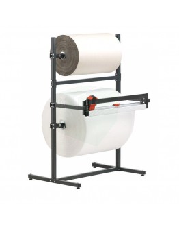 Roll dispenser 75cm for 2 rolls, with 1 cutting system