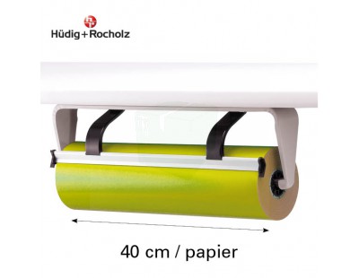 Roll dispenser H+R STANDARD undertable 40cm for paper STANDARD serie Hüdig + Rocholz