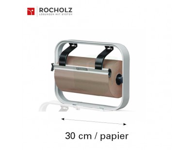 Roll dispenser H+R STANDARD frame 30cm for paper STANDARD serie Hüdig + Rocholz