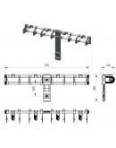 VARIO Aufsatzbandabroller für 4 Spulen VARIO serie Hüdig + Rocholz