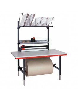 Packing table SYSTEM 1600 with add-on cutter.