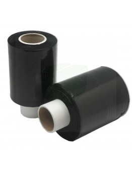 Mini-stretch film rolls black 23µm / 100mm / 150m