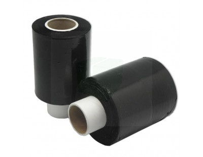 Mini-stretch film rolls black 23µm / 100mm / 150m Stretch film rolls