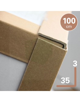 Cardboard corner profiles  ECO, 100 cm - 100pcs
