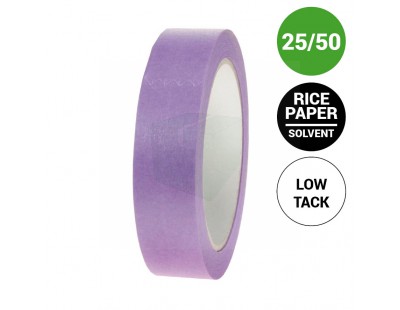 Masking tape Washi Purple low tack 25mm/50m Tape
