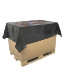 Pallet cover sheets black 150 x 180cm, 30my PE Film 