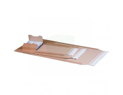 Book wrap cardboard 304 x 215 x (-) 74mm (A4)  Cartons