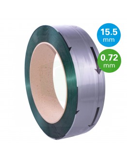 PET Strapping Green 15,5mm/0,72mm/1750m