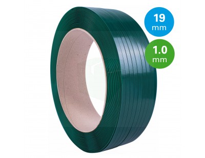 PET Strapping Green 19mm/1,00mm/1000m Strapping