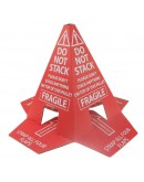 Pallet cone "Do not stack"  Cardboard edge protection