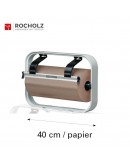 Roll dispenser H+R STANDARD frame 40cm for paper STANDARD serie Hüdig + Rocholz