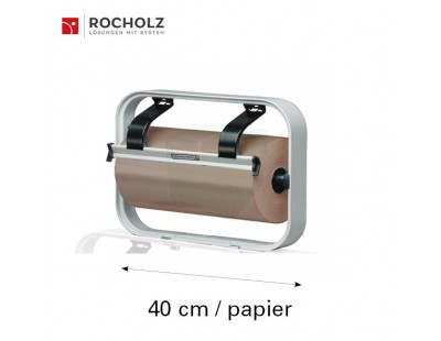Roll dispenser H+R STANDARD frame 40cm for paper STANDARD serie Hüdig + Rocholz