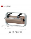 Roll dispenser H+R STANDARD frame 50cm for paper STANDARD serie Hüdig + Rocholz