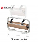 Roll dispenser H+R STANDARD frame 60cm for paper STANDARD serie Hüdig + Rocholz