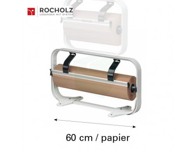 Roll dispenser H+R STANDARD frame 60cm for paper STANDARD serie Hüdig + Rocholz