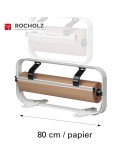 Roll dispenser H+R STANDARD frame 80cm for paper STANDARD serie Hüdig + Rocholz