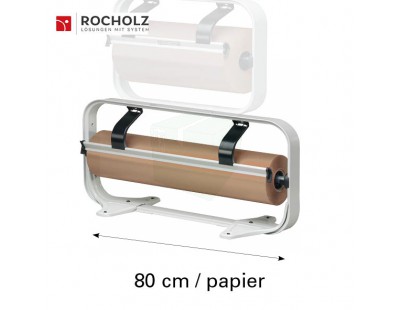 Roll dispenser H+R STANDARD frame 80cm for paper STANDARD serie Hüdig + Rocholz
