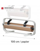 Roll dispenser H+R STANDARD frame 100cm for paper STANDARD serie Hüdig + Rocholz