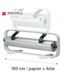 Roll dispenser H+R STANDARD frame 100cm for paper+film STANDARD serie Hüdig + Rocholz