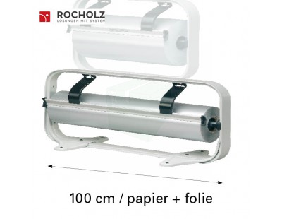 Roll dispenser H+R STANDARD frame 100cm for paper+film STANDARD serie Hüdig + Rocholz
