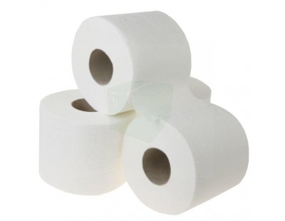 Toiletpapier FIX-HYGIËNE traditioneel cellulose, 400 vel per rol - 40 rol Hygiënepapier