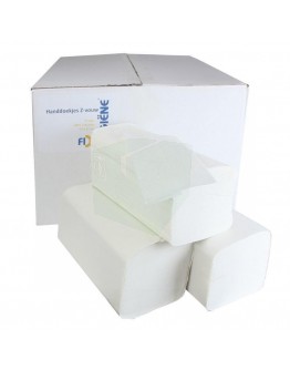 Paper towel FIX-HYGIËNE Z-fold cellulose, 21x25cm - Box 20 pack