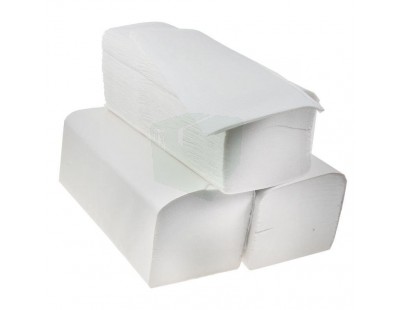 Paper towel FIX-HYGIËNE Z-fold cellulose, 21x25cm - Box 20 pack Hygiene paper