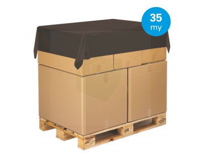Paletten Abdeckblätter- LDPE schwarz 150 x 180cm, 35µ PE Folien