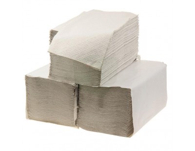 Paper towel FIX-HYGIËNE Z-fold natural, 23x25cm - Box 20 pack Hygiene paper