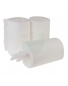 Towel paper rolls  FIX-HYGIËNE Mini coreless cellulose, 120m - 12 rolls