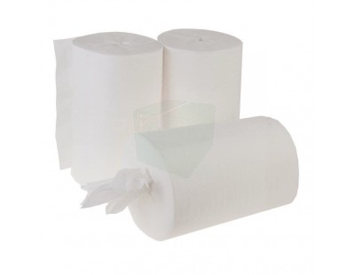 Towel paper rolls  FIX-HYGIËNE Mini coreless cellulose, 120m - 12 rolls Hygiene paper